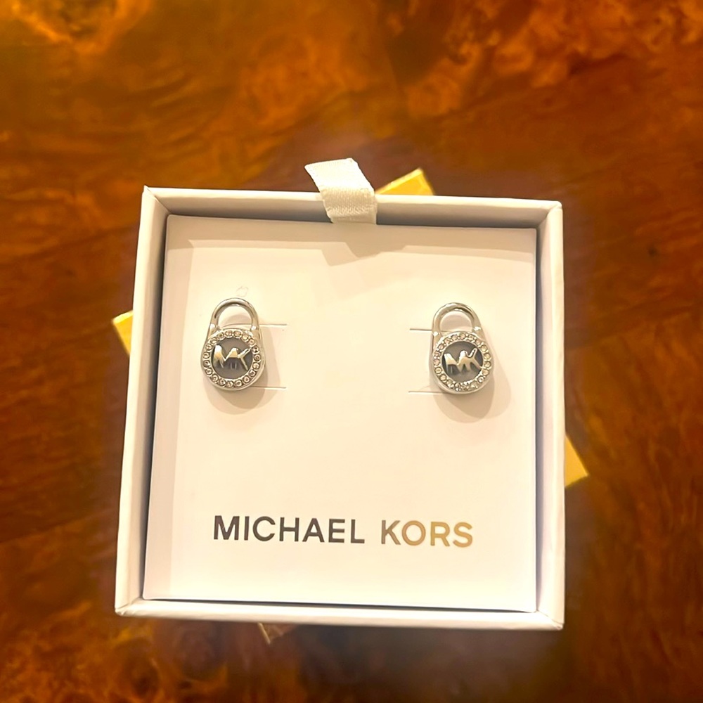 Beautiful Silver Michael Kors Earrings.